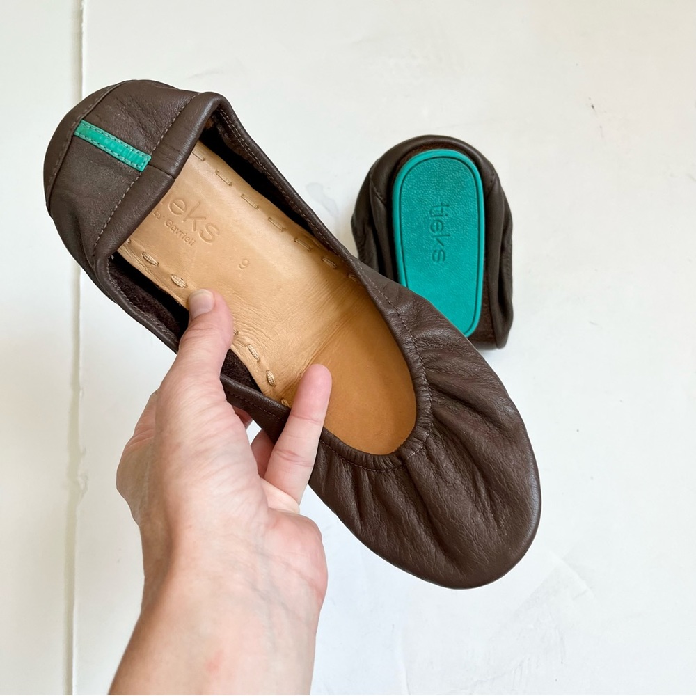 Tieks by Gavrieli Chocolate Brown size 9 Ballet Flat Slipper Shoe